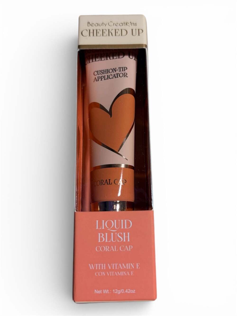 Beauty Creations Cheeked Up Liquid Blush - Coral Cap, 12g/0.42oz